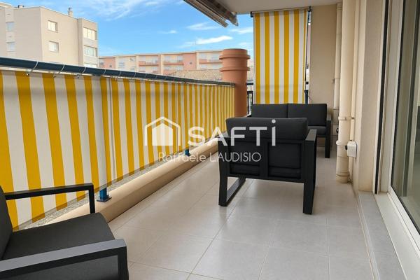 À 300 m de la mer, T3 lumineux au calme absolu !