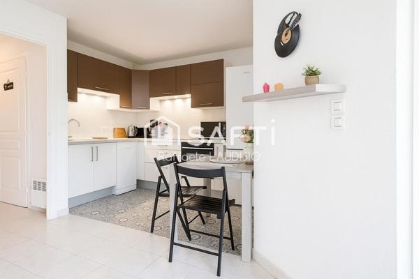 À 300 m de la mer, T3 lumineux au calme absolu !