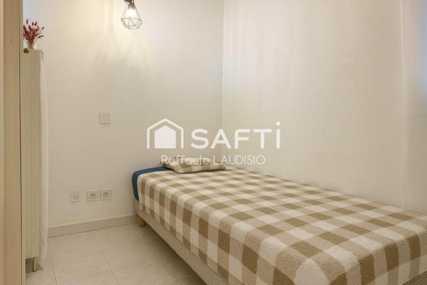 À 300 m de la mer, T3 lumineux au calme absolu !