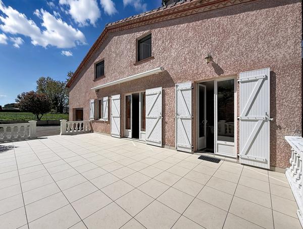 A VENDRE - Cintegabelle - Maison T4 de 122m² avec garage sur une parcelle de 2480m² en bord d'Ariège