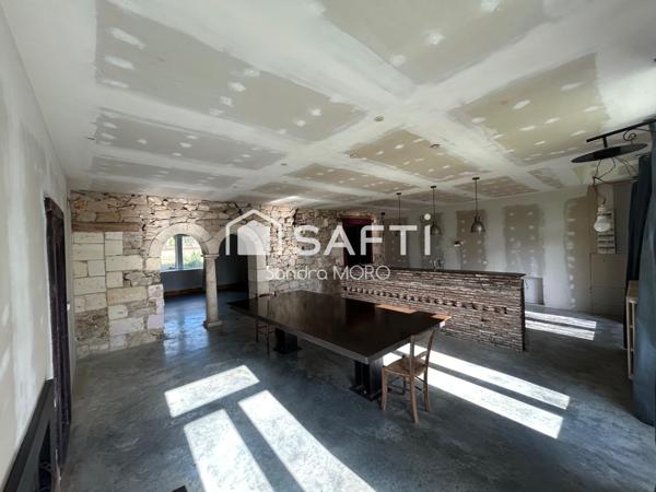 Maison de maître de caractère avec dépendance à Caudrot (33490), à 40 min de Bordeaux