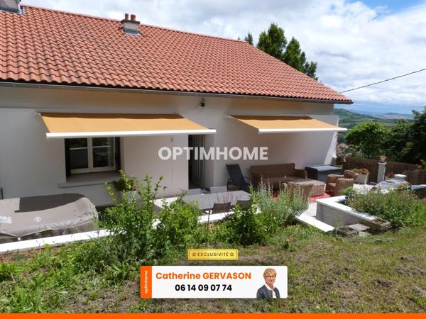 Maison 3 chambres - garage- terrain - avec vue exceptionnelle à La Roche Blanche – Secteur Gergovie