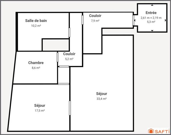 Crozon loft proche centre ville.