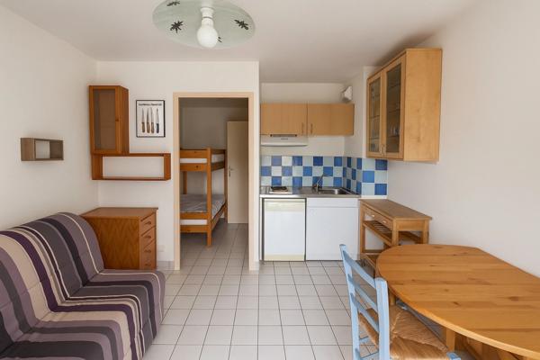 SAINT NIC - vente à 100 m de la plage - appartement T1 bis de 20 m² habitable - Tarasse