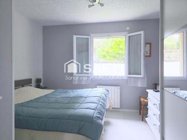 Maison plain pied 5 chambres, jardin