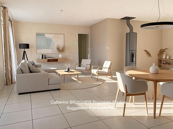 Villa de plain pied Angliers - Entre Niort et La Rochelle -140 m2 - 4 chambres- piscine - jardin clos de 950 m2