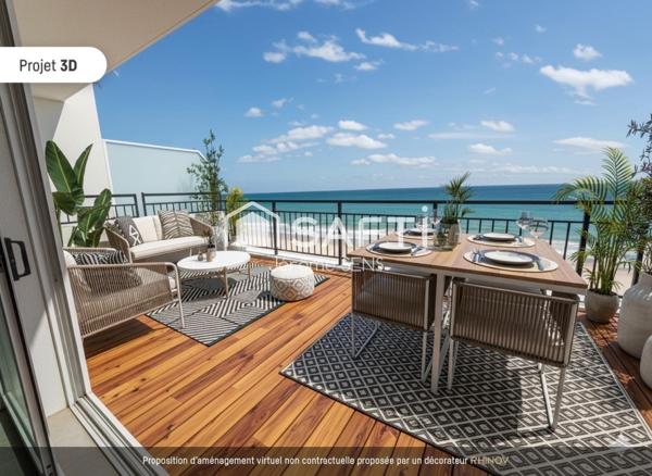 La Baule, dernier étage, entre océan et pins