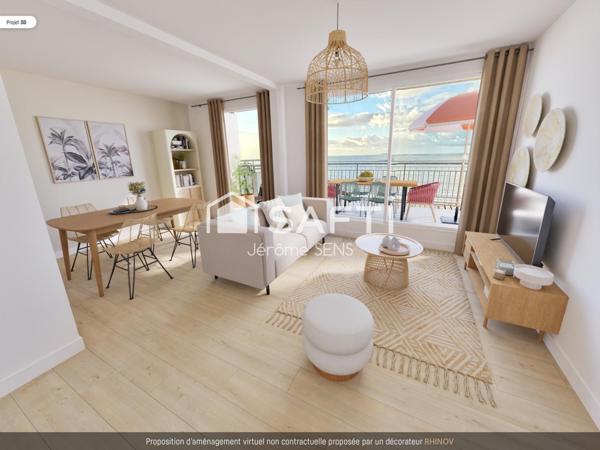 La Baule, dernier étage, entre océan et pins