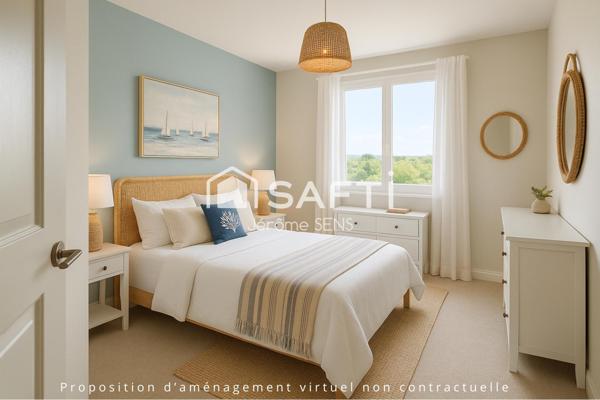 La Baule, dernier étage, entre océan et pins