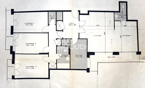 Très bel appartement familial - 95 m2 + Balcons 10 m2 - Expo Sud
