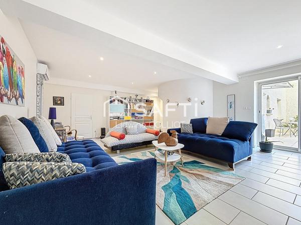 Ensemble immobilier : maison et appartement
