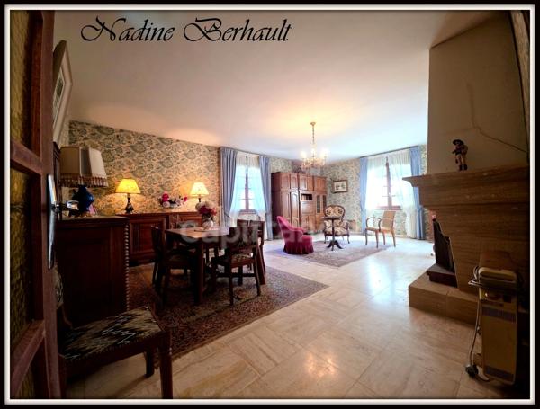 Maison à vendre maison bourgeoise, beaux volumes, 2 chambres plain-pied, 2 ch possible étage. terrain sans vis à vis, PUISEAUX (45)