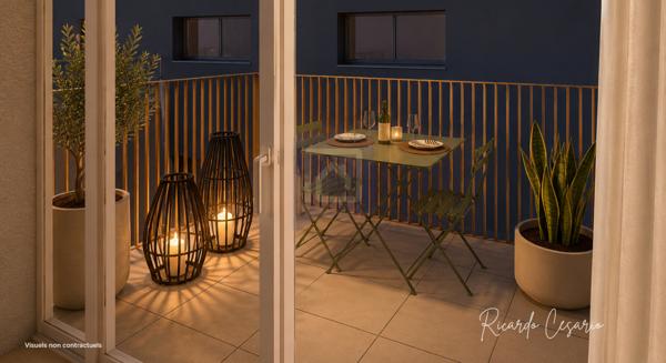 APPARTEMENT T2 AVEC BALCON ET DOUBLE STATIONNEMENT - QUIMPER