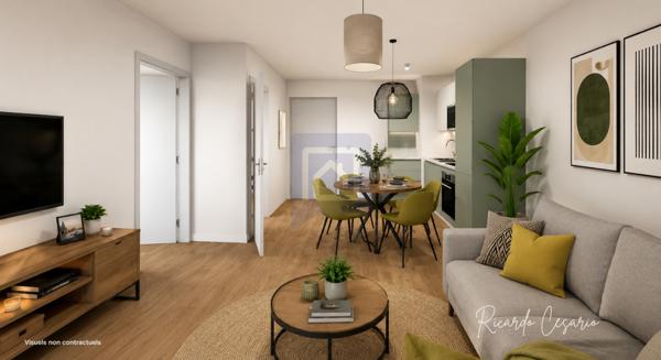 APPARTEMENT T2 AVEC BALCON ET DOUBLE STATIONNEMENT - QUIMPER