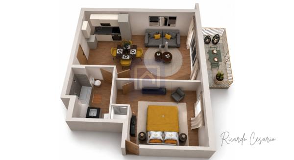 APPARTEMENT T2 AVEC BALCON ET DOUBLE STATIONNEMENT - QUIMPER