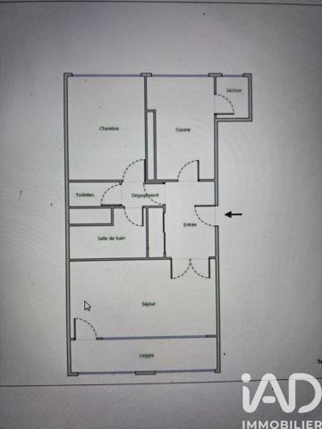 Appartement à vendre 3 pièces 48 m² Saint-Herblain