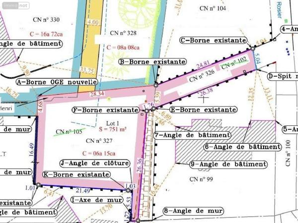 Achat - Terrain à bâtir Bruz 35170 751 m 2