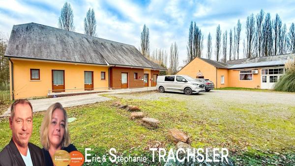 Hôtel-Restaurant en bord de rivière avec 7 chambres – Activité clé en main proche Le Mans