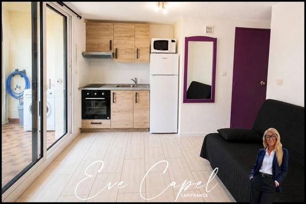 Appartement à vendre 2 pièces LE CAP D'AGDE (34), rez-de-jardin Studio-cabine avec parking privatif, quartier Saint Martin