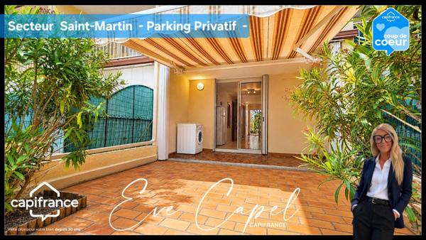 Appartement à vendre 2 pièces LE CAP D'AGDE (34), rez-de-jardin Studio-cabine avec parking privatif, quartier Saint Martin