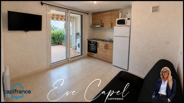 Appartement à vendre 2 pièces LE CAP D'AGDE (34), rez-de-jardin Studio-cabine avec parking privatif, quartier Saint Martin