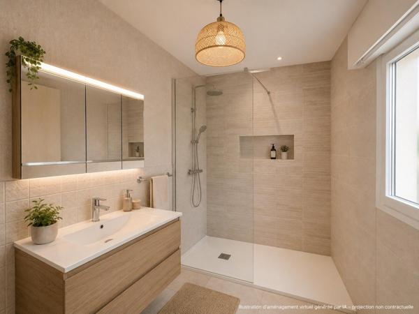 Appartement Jullouville : plage et commerces à pied, 47 m2