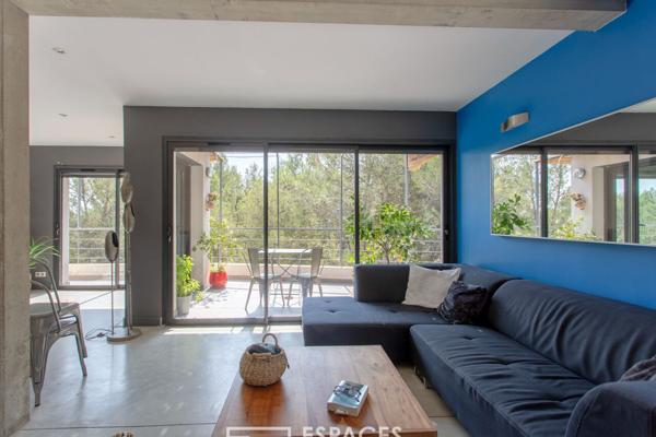 Maison contemporaine à l’orée de la pinède