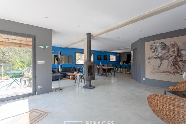 Maison contemporaine à l’orée de la pinède