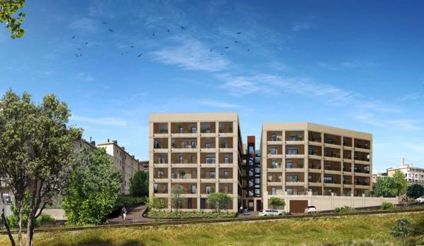 appartement à vendre BASTIA (20) Type 3 de 58,76 m2 avec vue mer