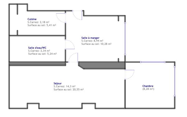 Appartement à vendre    2 pièces • 36,04 m2 Les Lilas