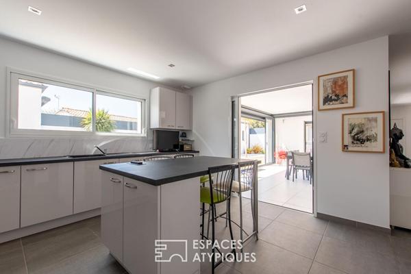Villa contemporaine avec piscine au coeur du golf de Bourgenay