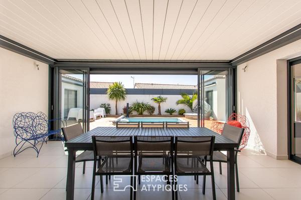 Villa contemporaine avec piscine au coeur du golf de Bourgenay