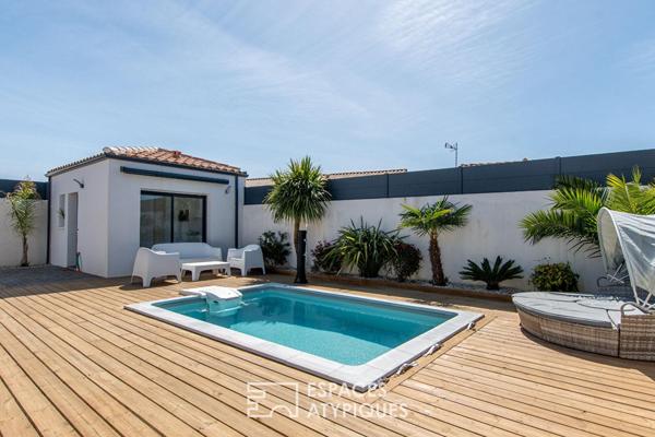 Villa contemporaine avec piscine au coeur du golf de Bourgenay