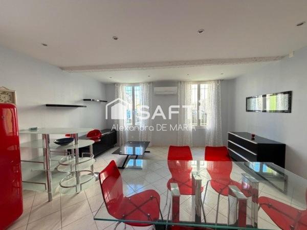 Maison rénovée secteur prisé du village proche mer