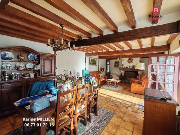 MARCILLY SUR EURE 27810 Maison individuelle et dépendance aménagée - Garage - Atelier - Terrain - 105 000  HAI