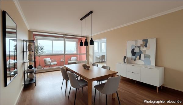 Tourcoing – Centre | 100 m² | 2 chambres | Loggia ~10 m² | Cave ~8 m²