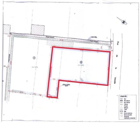 TERRAIN A BATIR 787 m² à CROUY SUR COSSON