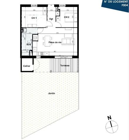 APPARTEMENT 2 chambres à DOMPIERRE SUR MER