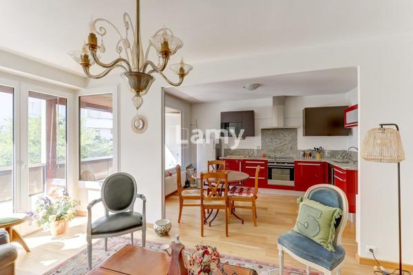 Centre de chamalières, appartement traversant de type 3