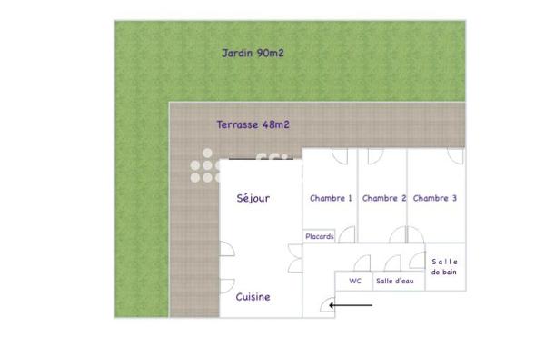 Appartement 4 pièces - 85 m²