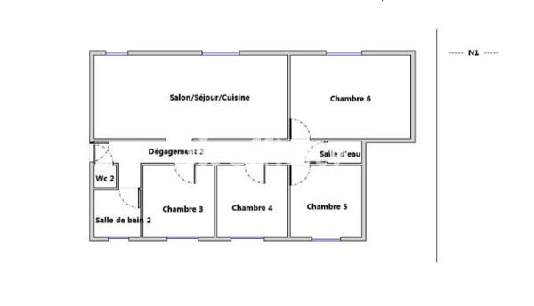 Appartement 5 pièces - 89 m² Exclusivité efficity