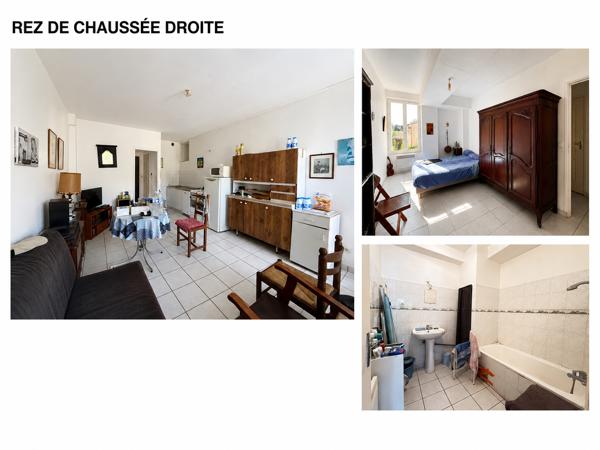 Immeuble comprenant trois logements.