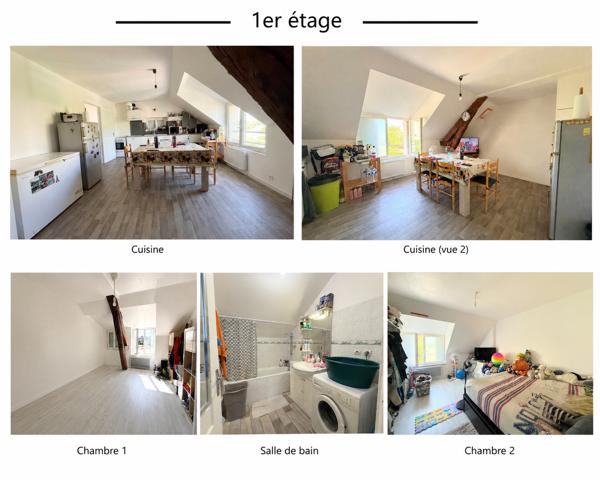 Immeuble comprenant trois logements.