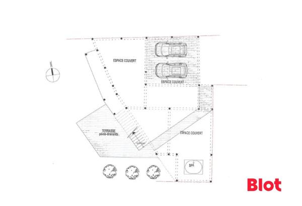 Terrain 443m²