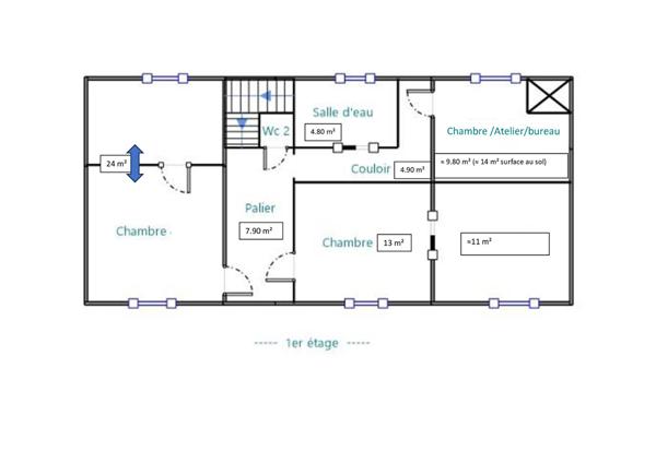 Maison 8 pièces Vérines 170 m2, Verines 17540