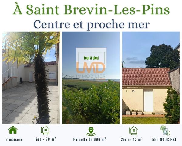 Saint-Brévin-les-Pins – Entre centre-ville et rivage à pied