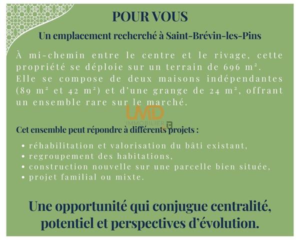 Saint-Brévin-les-Pins – Entre centre-ville et rivage à pied