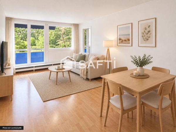 Appartement de 85m² avec 3 chambres et une cave