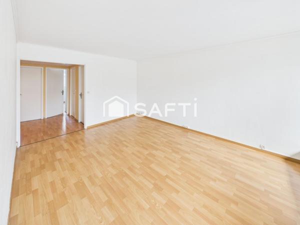 Appartement de 85m² avec 3 chambres et une cave