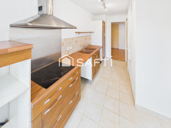 Appartement de 85m² avec 3 chambres et une cave